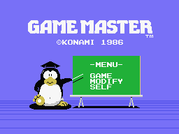 Game Master Title Screen